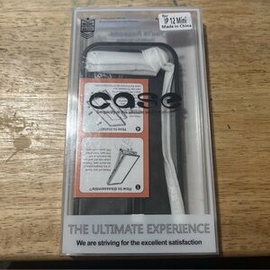 iPhone 12 Mini Case Military Grade 3 in 1 Heavy Duty Shock Proof (Color Black)